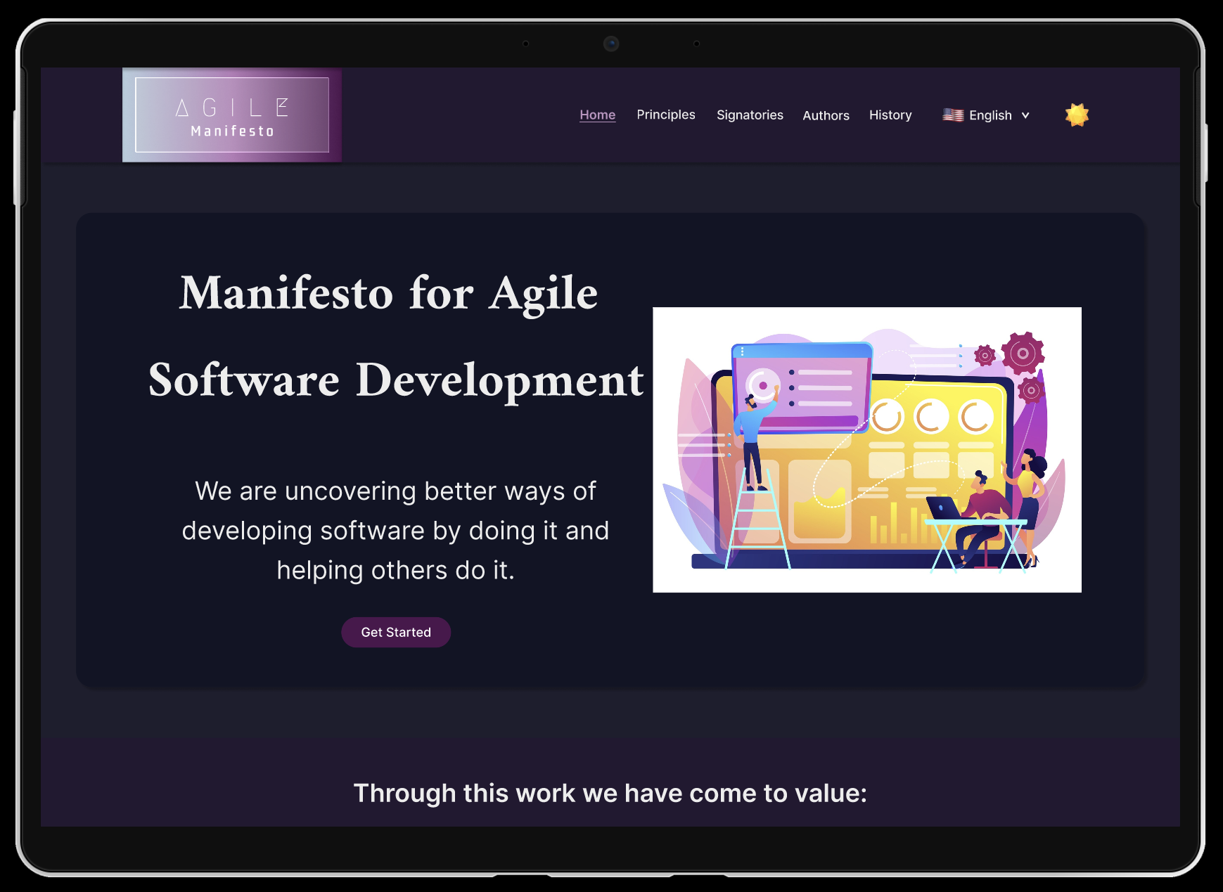 UI/UX project preview